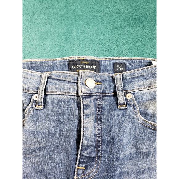 Lucky Brand Jeans Size 8 Womens Blue Stretch Pant Denim Mid Rise Ava Skinny - Picture 7 of 14